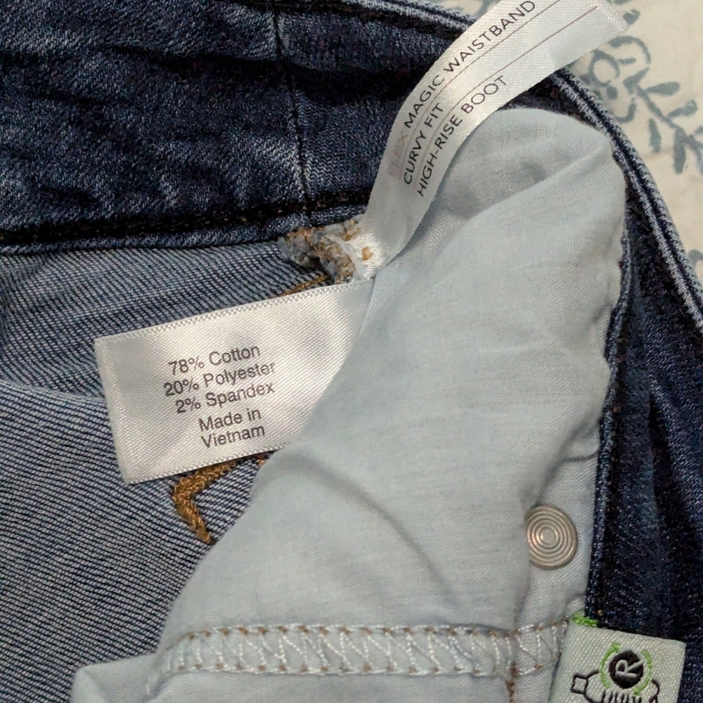 Lane Bryant Curvy Fit Stretch Jeans/2 Pair/Size 18 - Picture 3 of 7